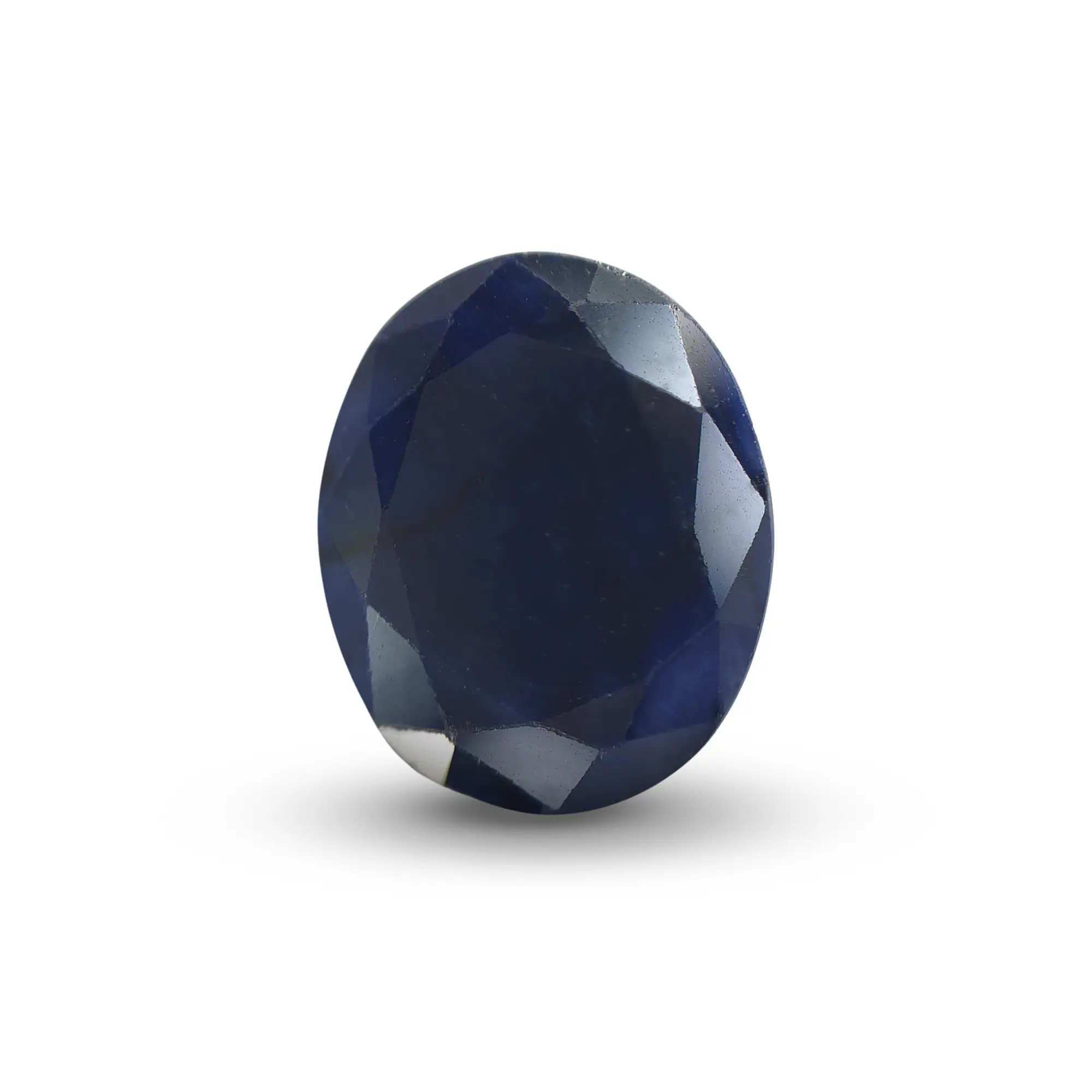 Natural Blue Sapphire (Neelam) 4.82 Ct, Oval, Thailand – Beryllium-diffused, IGTL Certified – front view thumbnail