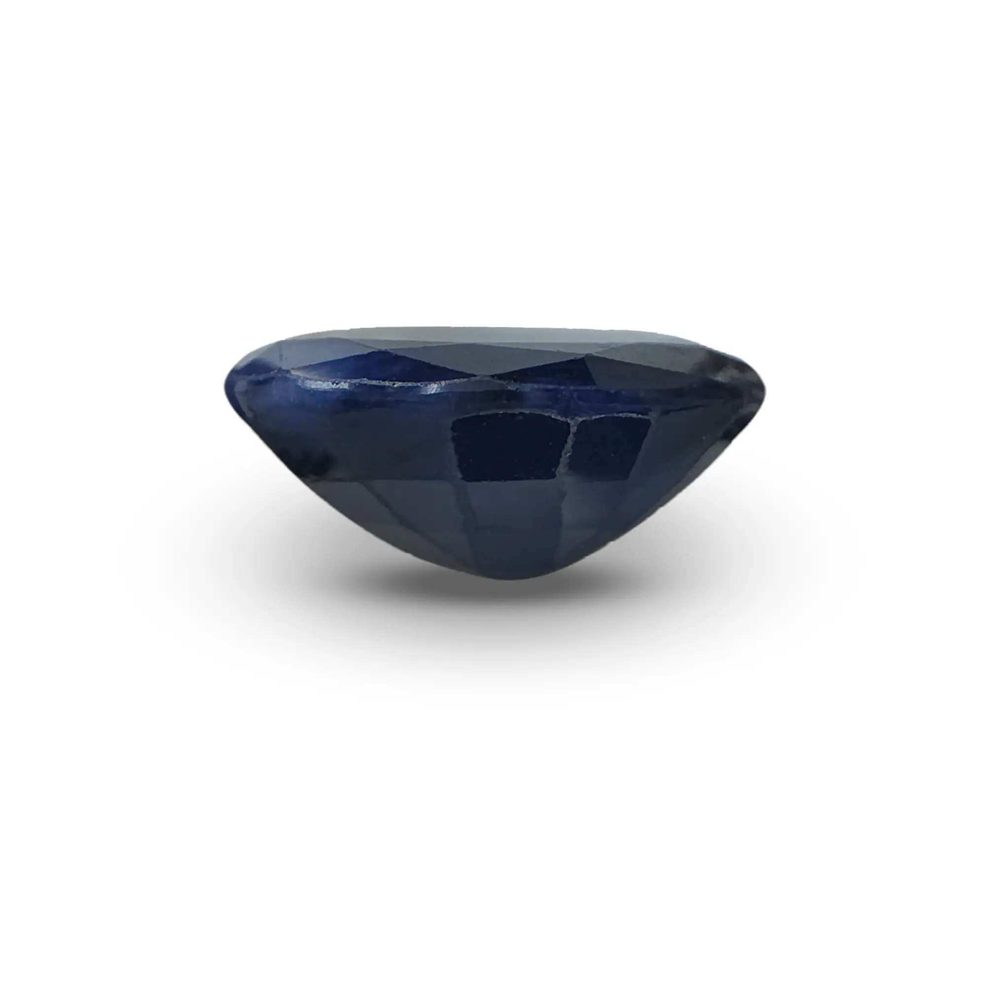 Natural Blue Sapphire (Neelam) 4.82 Ct, Oval, Thailand – Beryllium-diffused, IGTL Certified – front view thumbnail
