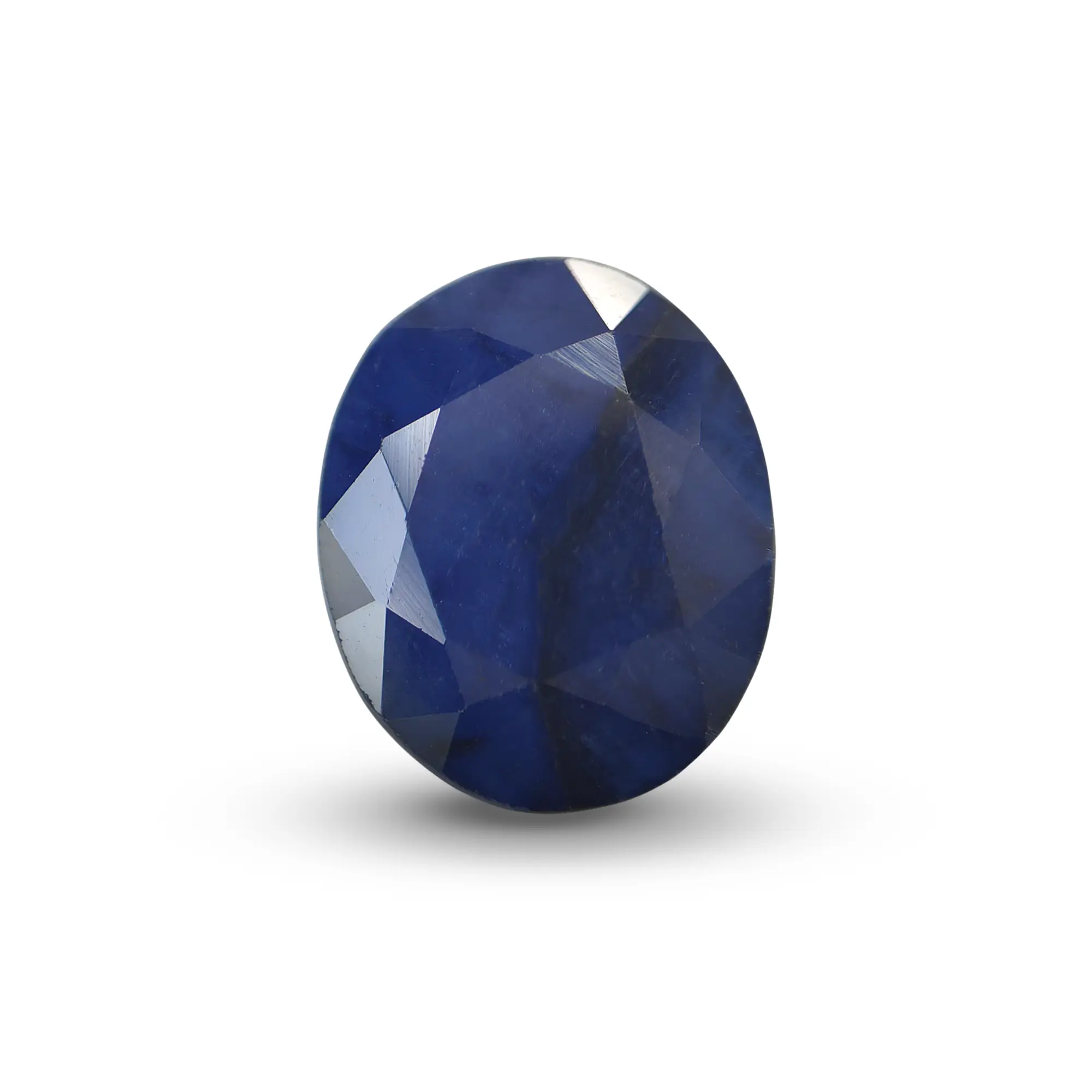 Natural Blue Sapphire (Neelam) 3.63 Ct, Oval, Thailand – Beryllium-diffused, IGTL Certified – front view thumbnail