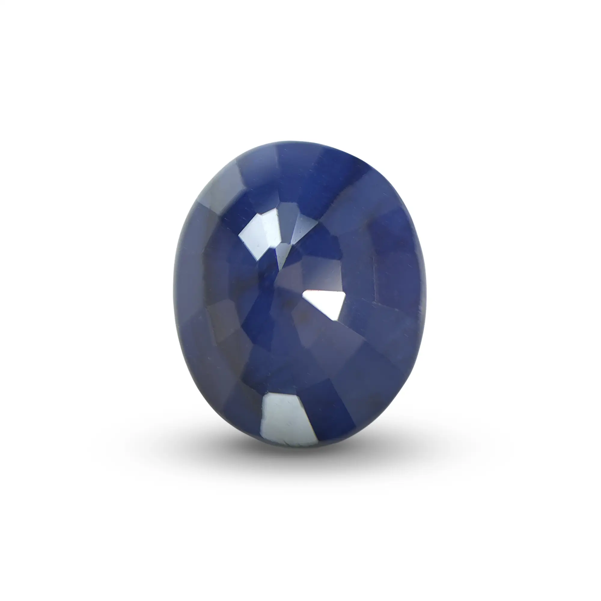 Natural Blue Sapphire (Neelam) 3.63 Ct, Oval, Thailand – Beryllium-diffused, IGTL Certified – front view thumbnail