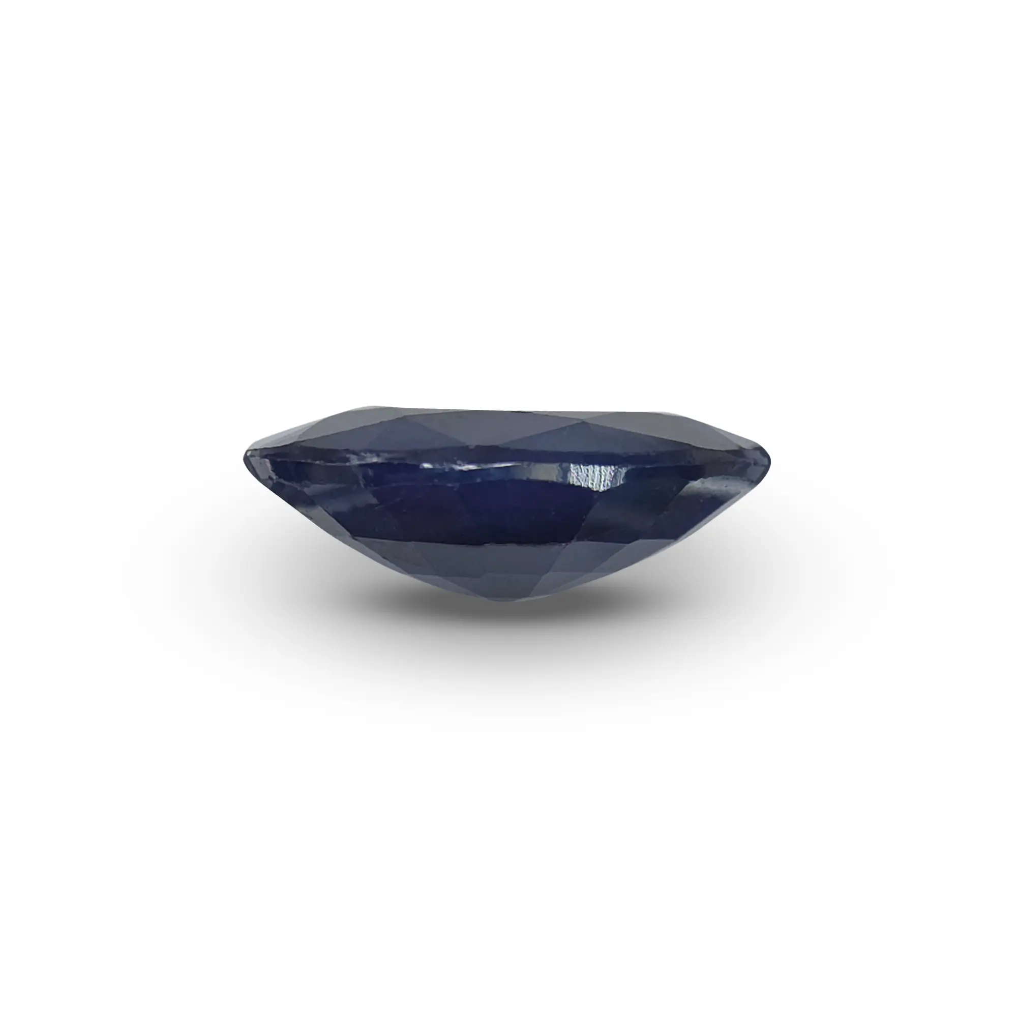Natural Blue Sapphire (Neelam) 3.63 Ct, Oval, Thailand – Beryllium-diffused, IGTL Certified – front view thumbnail