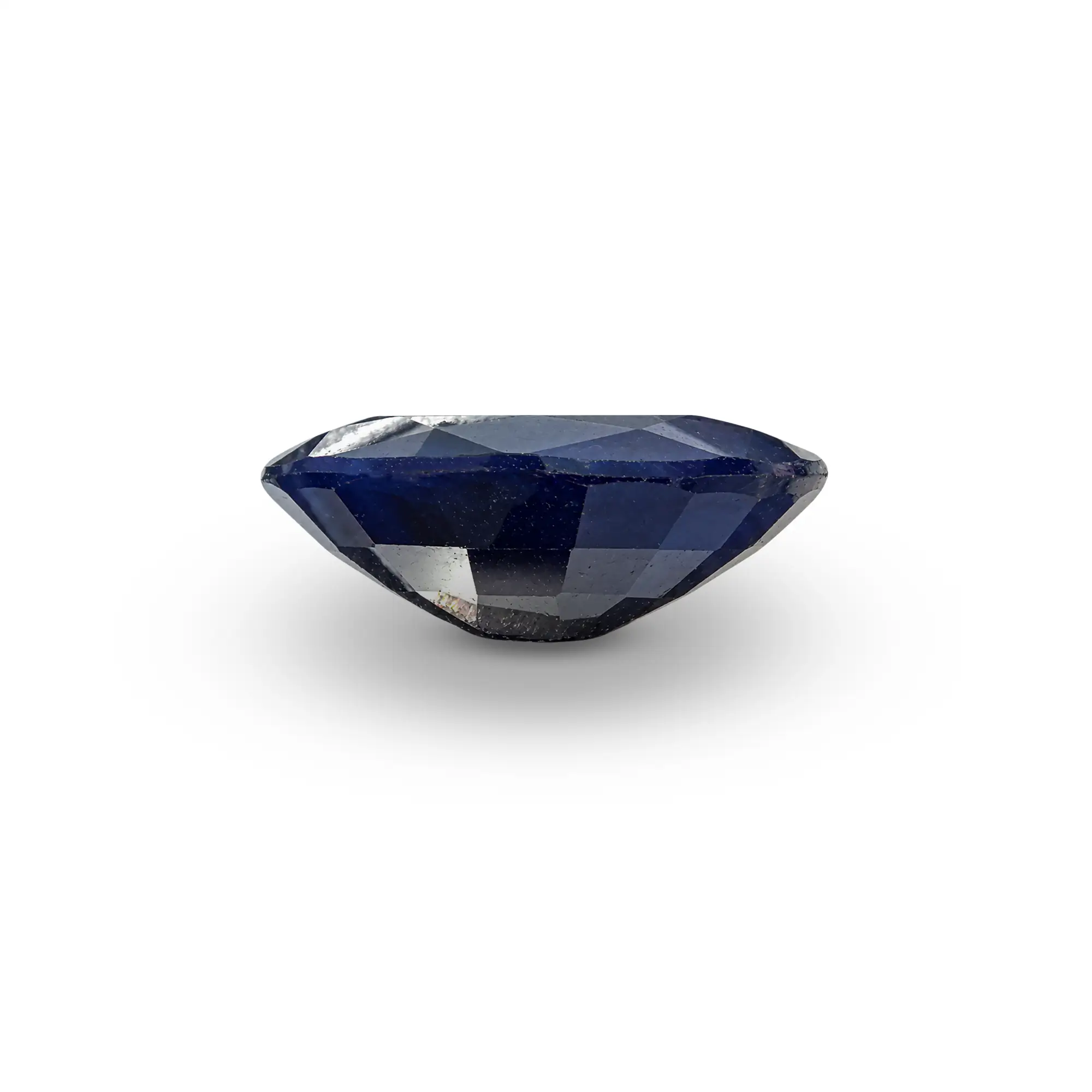Natural Blue Sapphire (Neelam) 2.81 Ct, Oval, Thailand – Beryllium-diffused, IGTL Certified – front view thumbnail