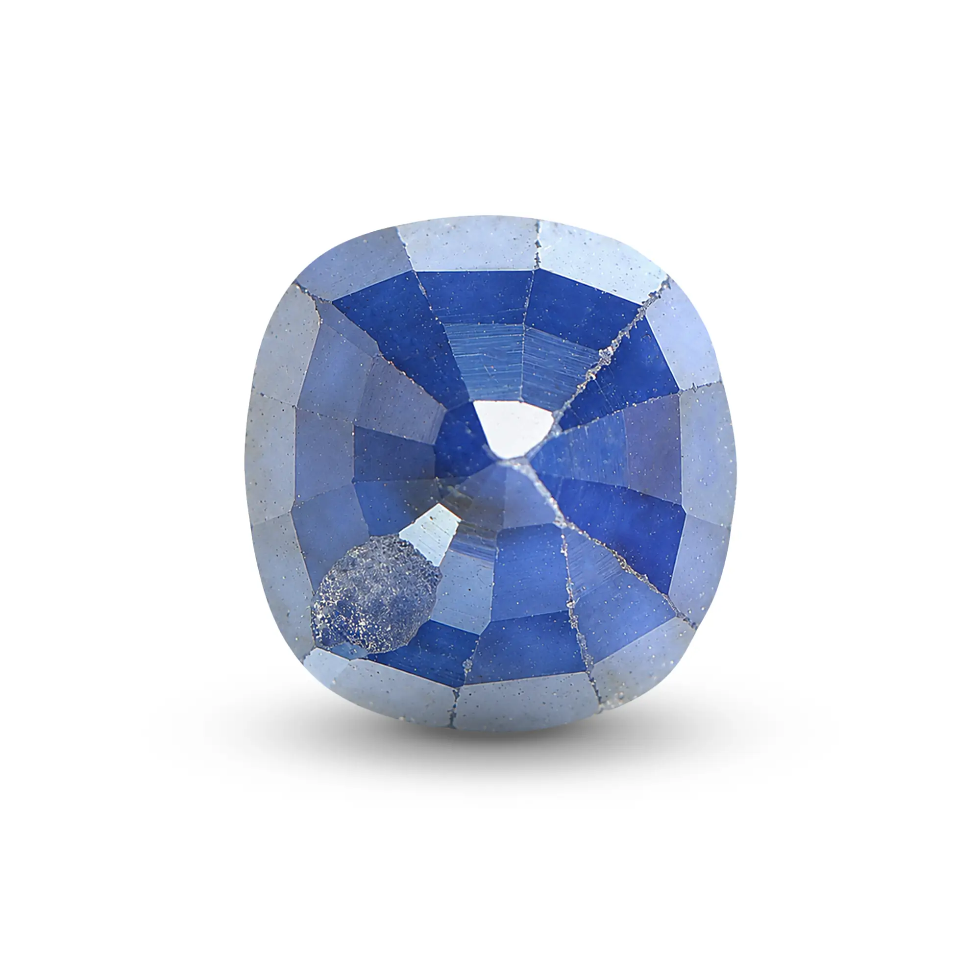 Natural Blue Sapphire (Neelam) 1.34 Ct, Cushion, Thailand – Beryllium-diffused, IGTL Certified – front view thumbnail