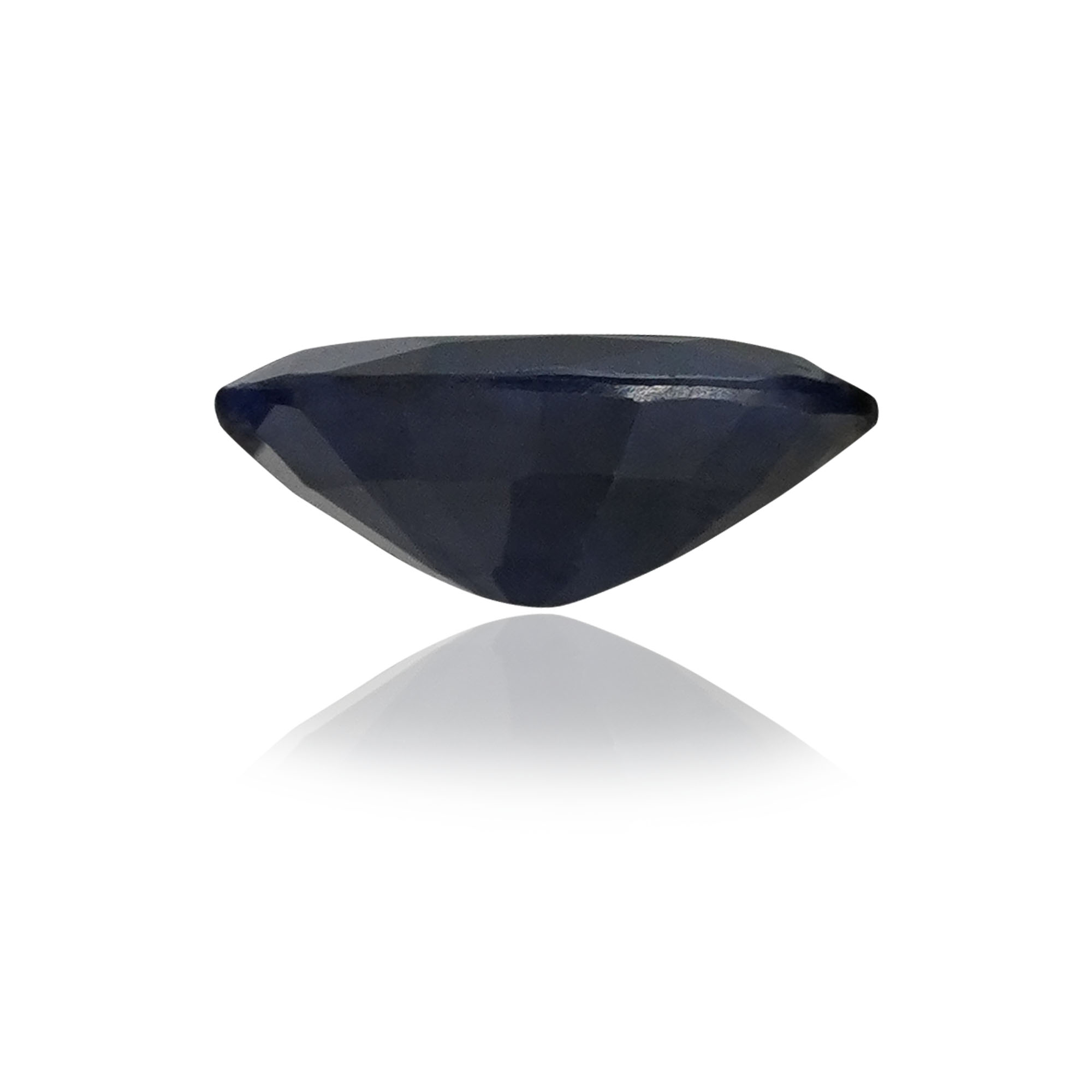 Natural Blue Sapphire (Neelam) 2.48 Ct, Oval, Thailand – Beryllium-diffused, IGTL Certified – front view thumbnail