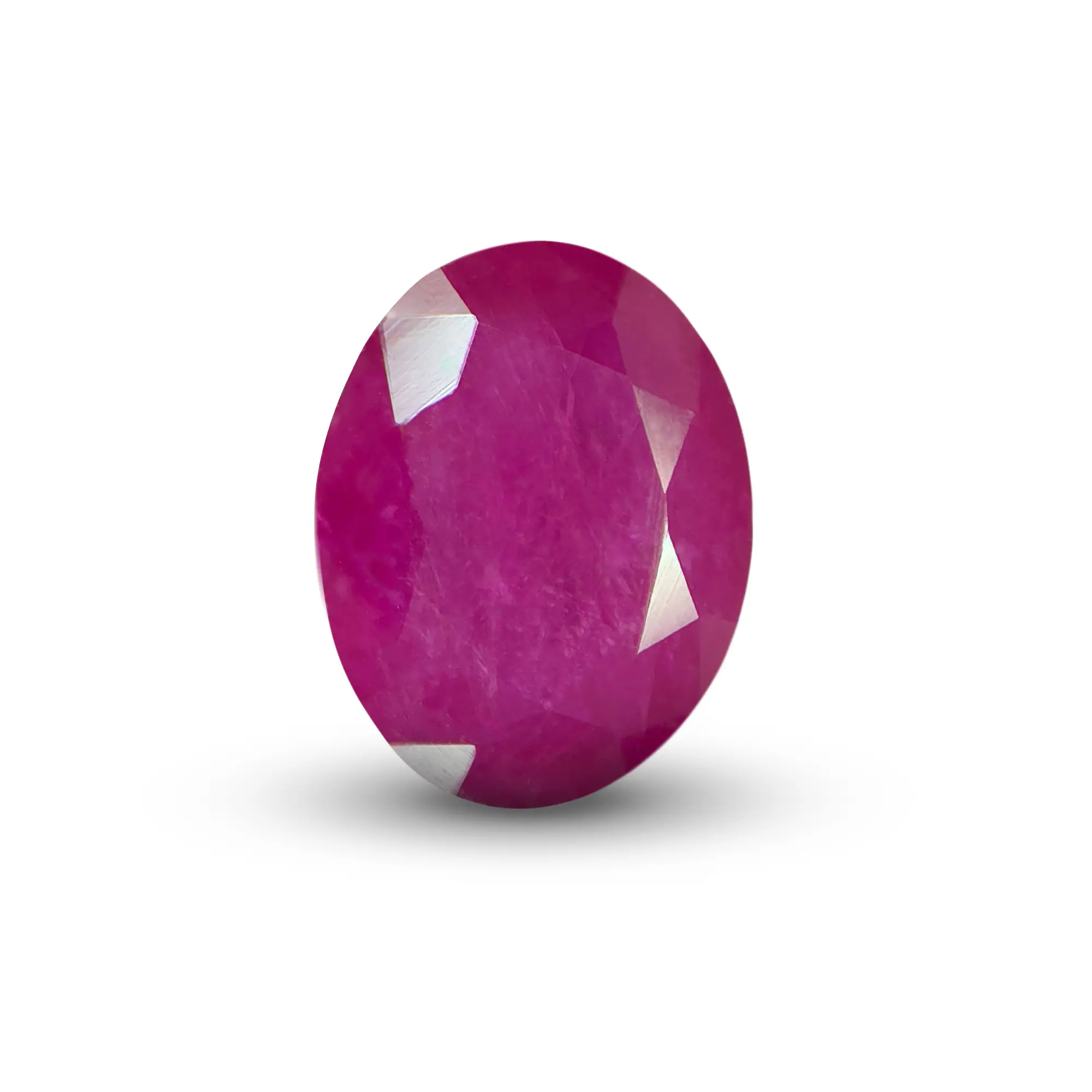 Natural Ruby (Manik) 1.85 Ct, Oval, Burma – IGTL Certified – front view thumbnail