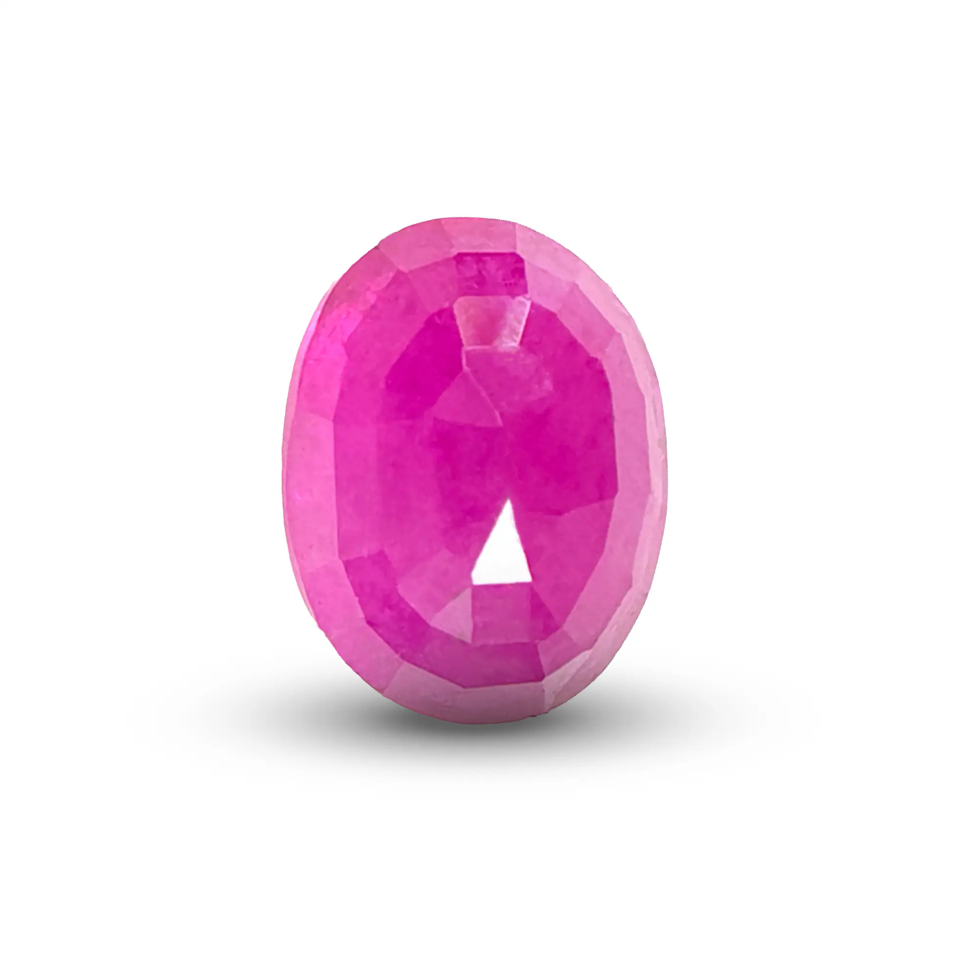 Natural Ruby (Manik) 1.69 Ct, Oval, Burma – IGTL Certified – front view thumbnail