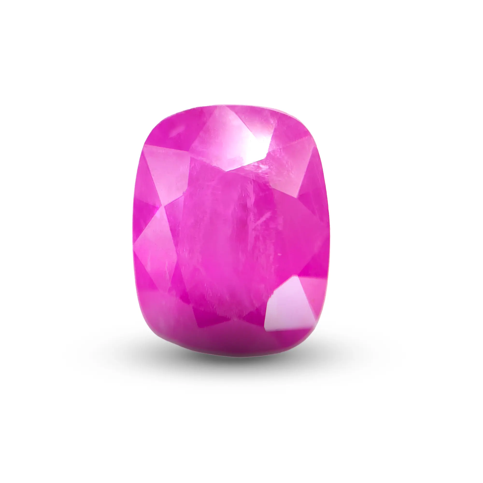 Natural Ruby (Manik) 2.81 Ct, Cushion, Burma – IGTL Certified – front view thumbnail
