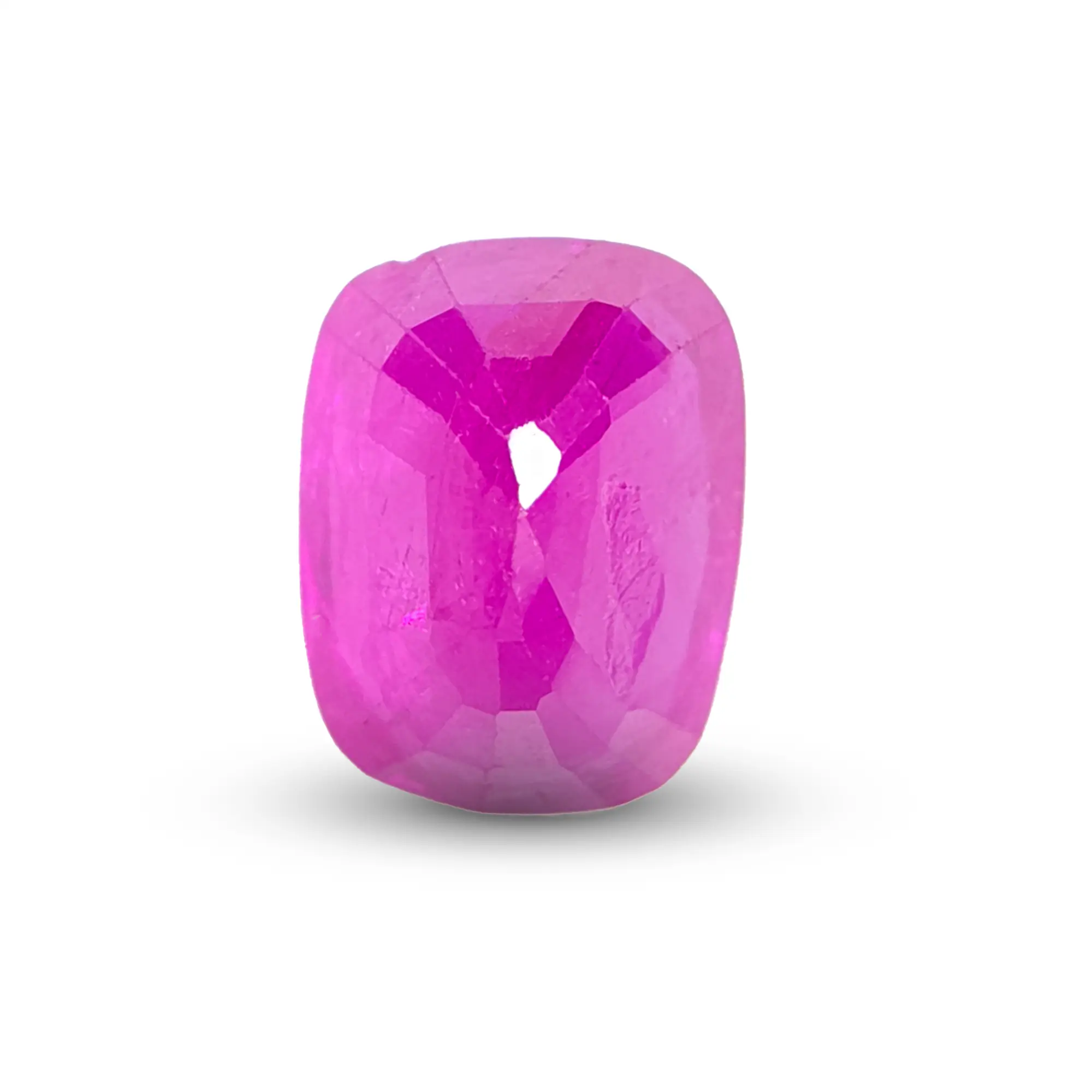 Natural Ruby (Manik) 2.81 Ct, Cushion, Burma – IGTL Certified – front view thumbnail