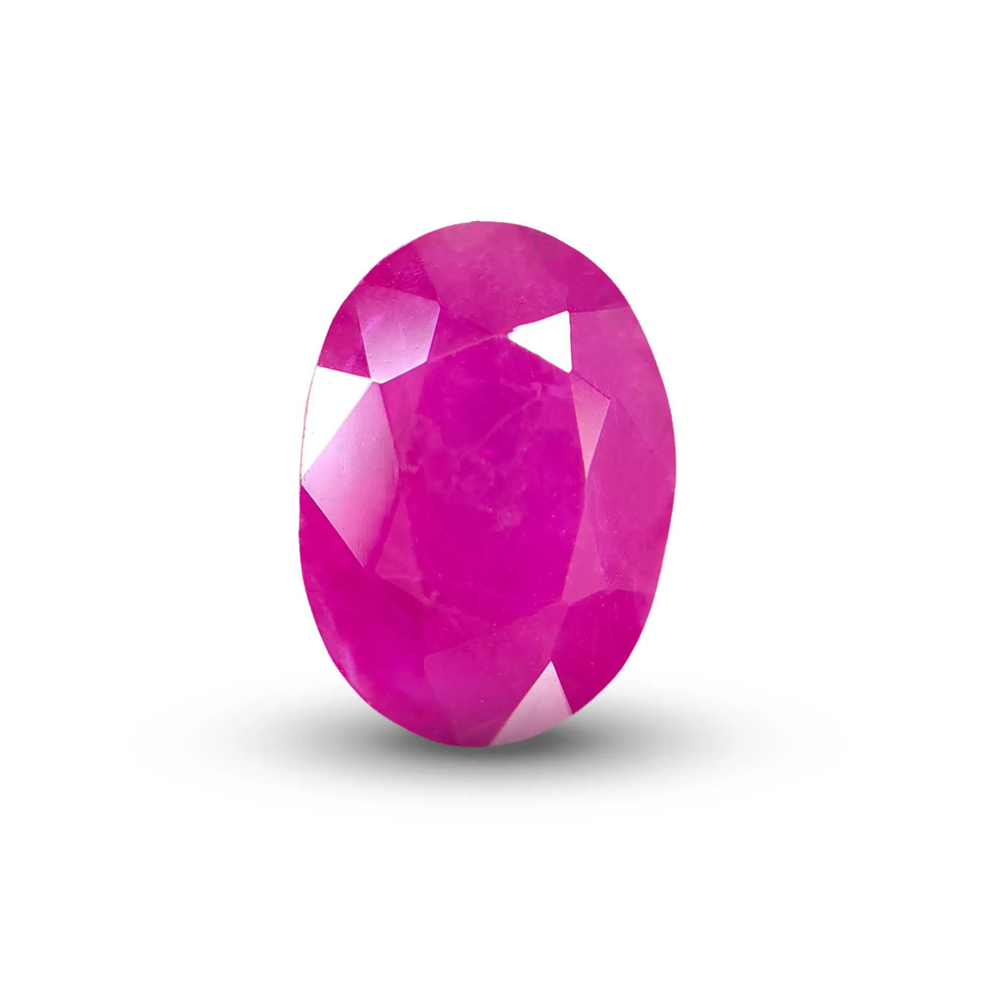 Natural Ruby (Manik) 2.78 Ct, Oval, Burma – IGTL Certified – front view thumbnail