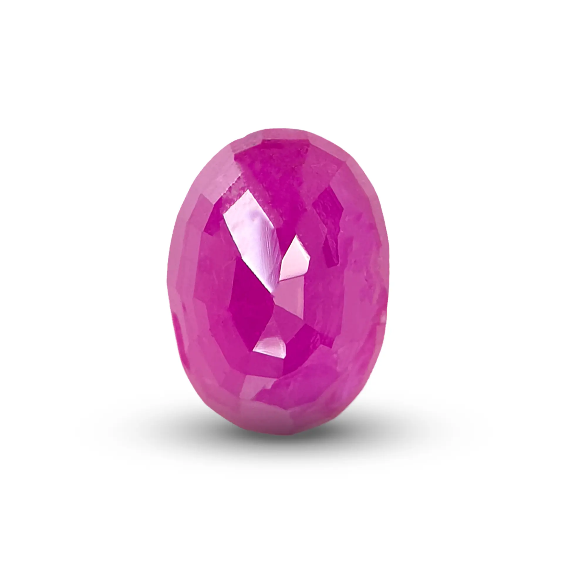 Natural Ruby (Manik) 2.78 Ct, Oval, Burma – IGTL Certified – front view thumbnail