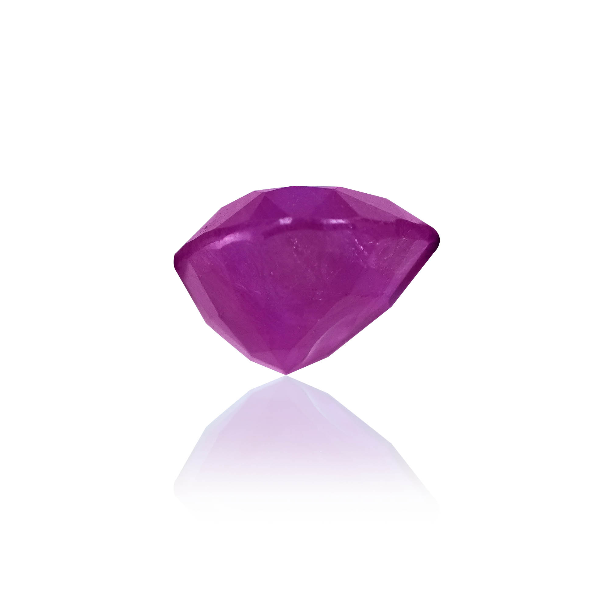 Natural Ruby (Manik) 2.36 Ct, Oval, Burma – IGTL Certified – front view thumbnail