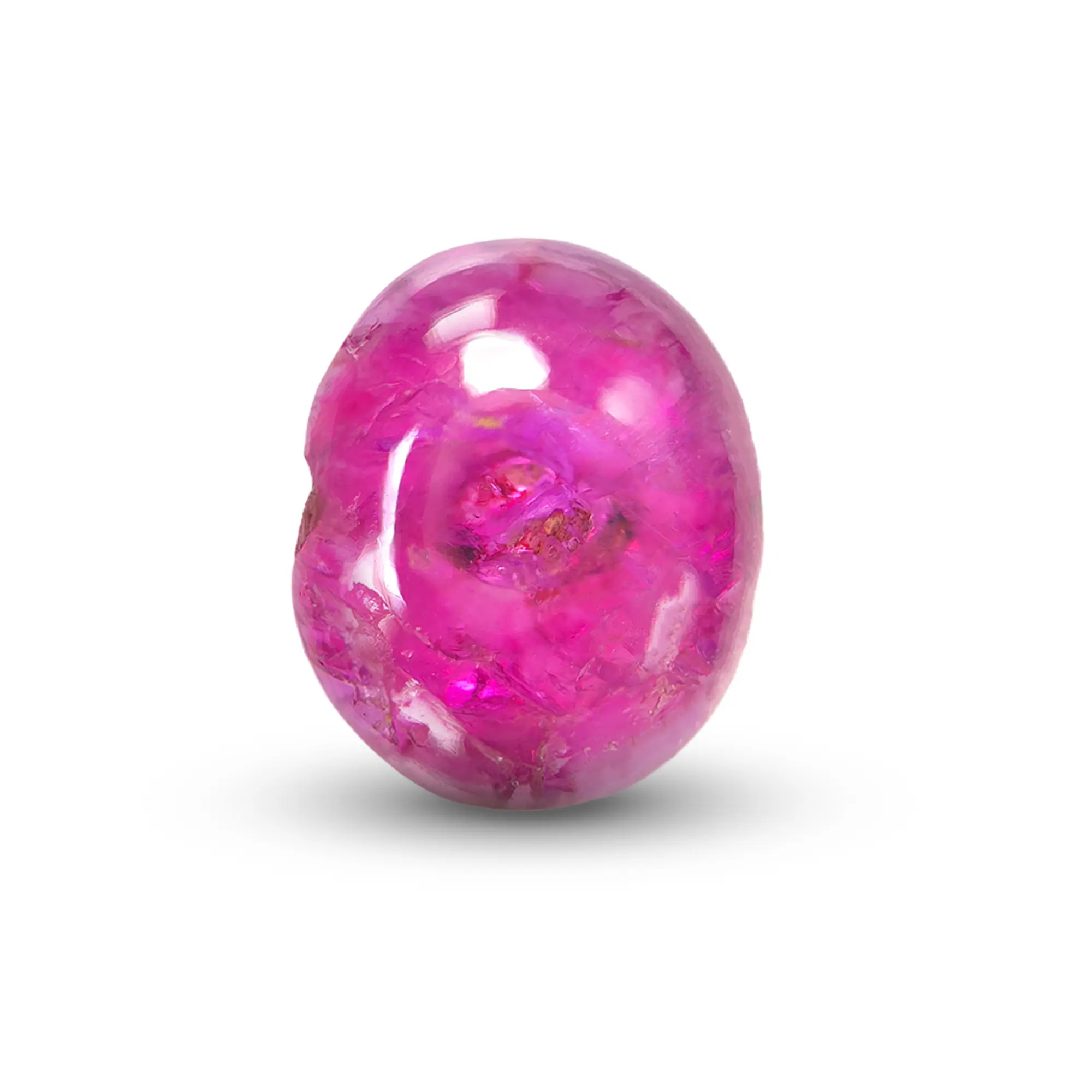 Natural Unheated Ruby (Manik) 2.28 Ct, Hollow, Burma – IGTL Certified – front view thumbnail
