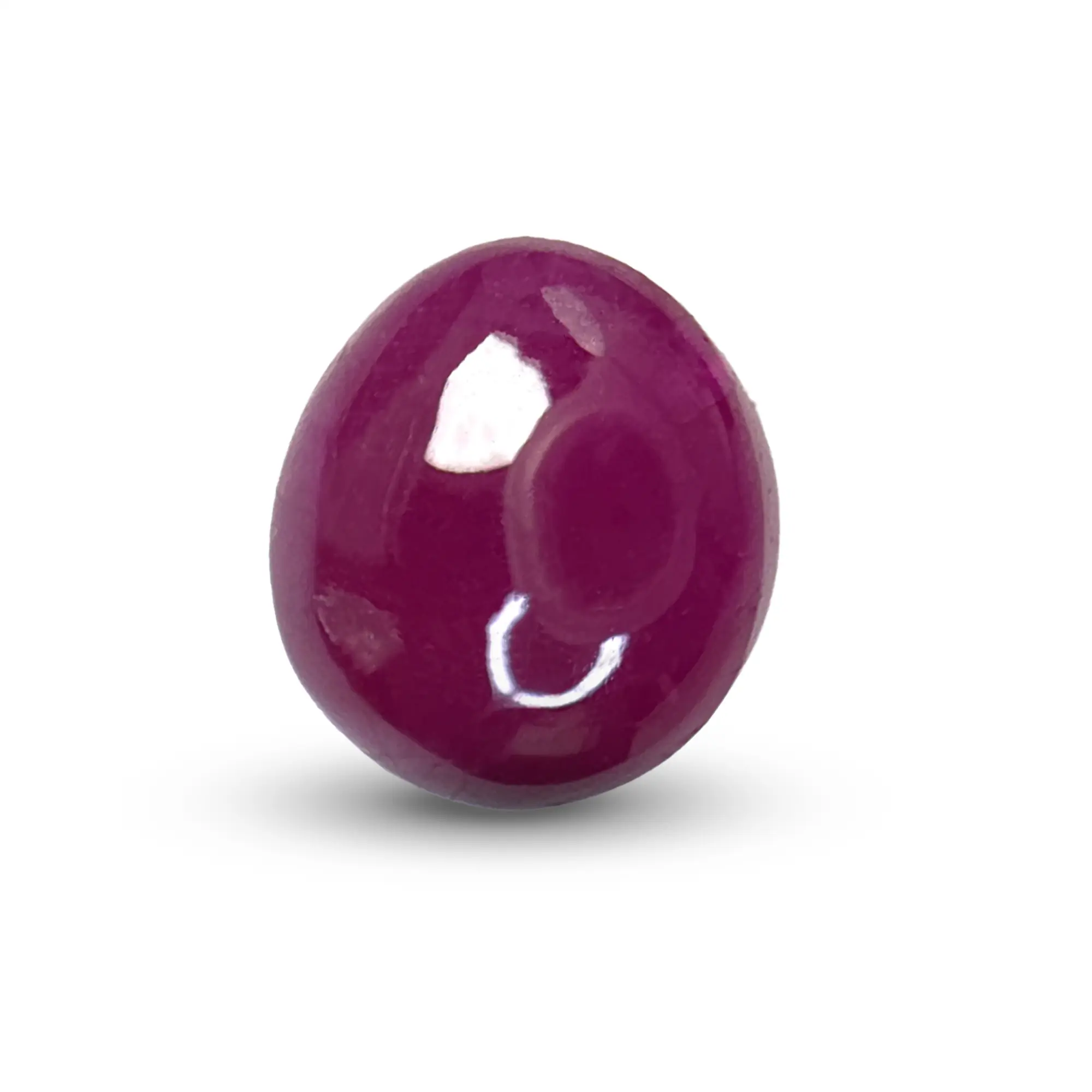 Natural Unheated Ruby (Manik) 2.53 Ct, Tumble, Burma – IGTL Certified – front view thumbnail