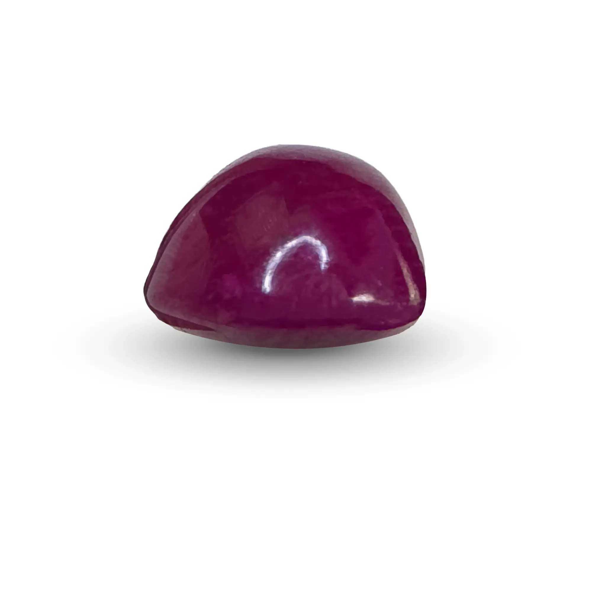 Natural Unheated Ruby (Manik) 2.53 Ct, Tumble, Burma – IGTL Certified – front view thumbnail