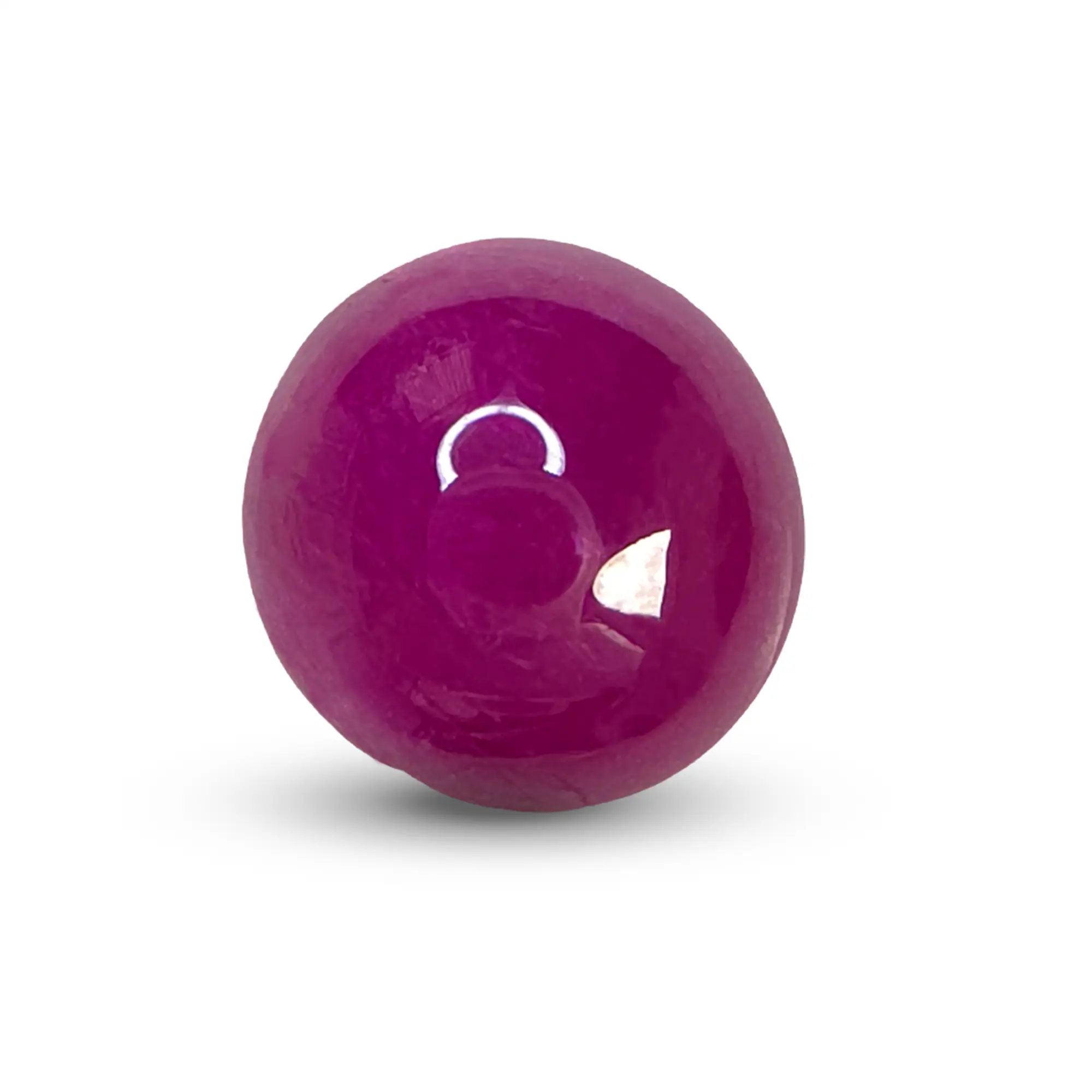 Natural Ruby (Manik) 1.78 Ct, Round, Burma – IGTL Certified – front view thumbnail