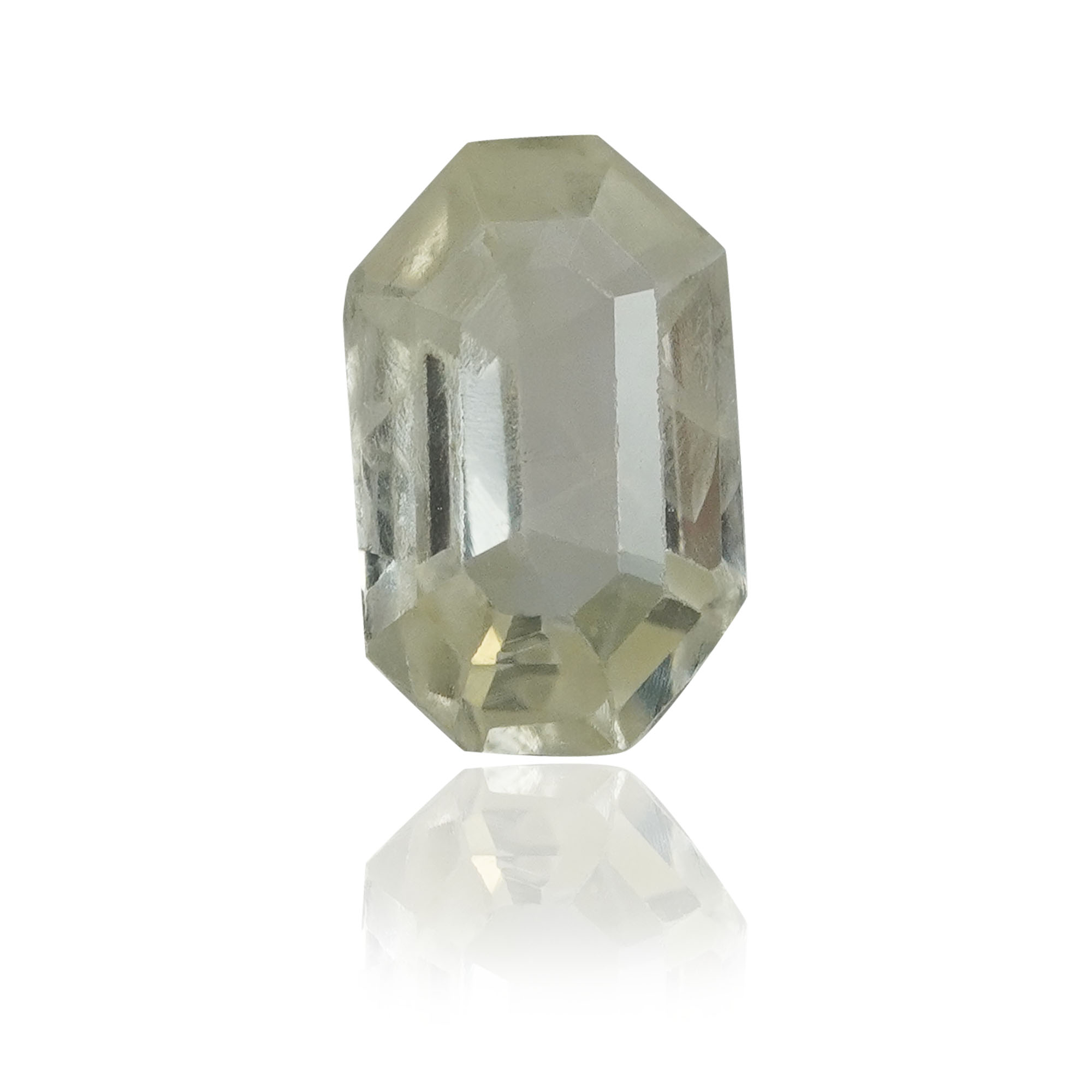 Natural Unheated Yellow Sapphire (Pukhraj) 0.97 Ct, Oval, Ceylon – IGTL Certified – front view thumbnail