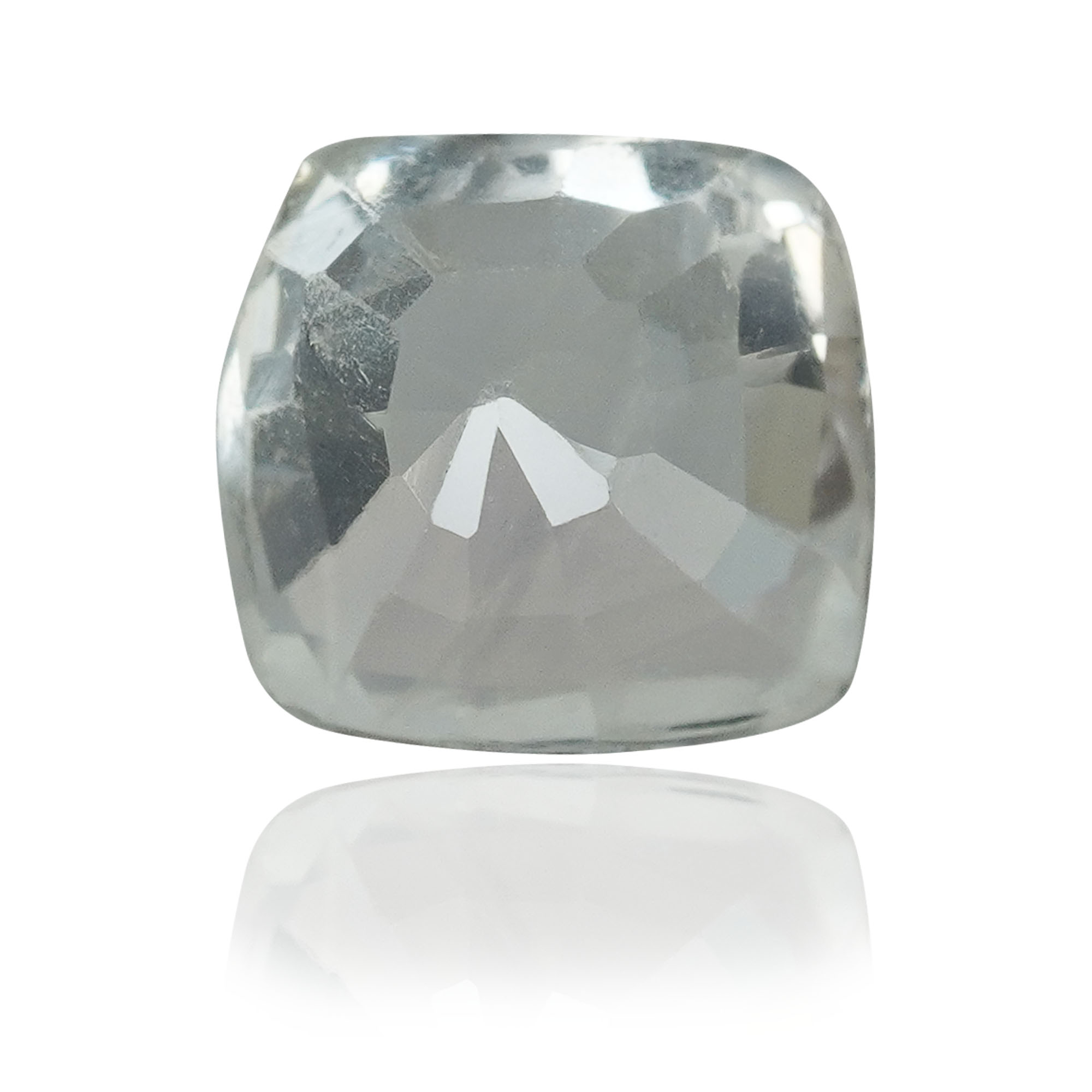 Natural Unheated White Sapphire 1.09 Ct, Cushion, Ceylon – IGTL Certified – front view thumbnail