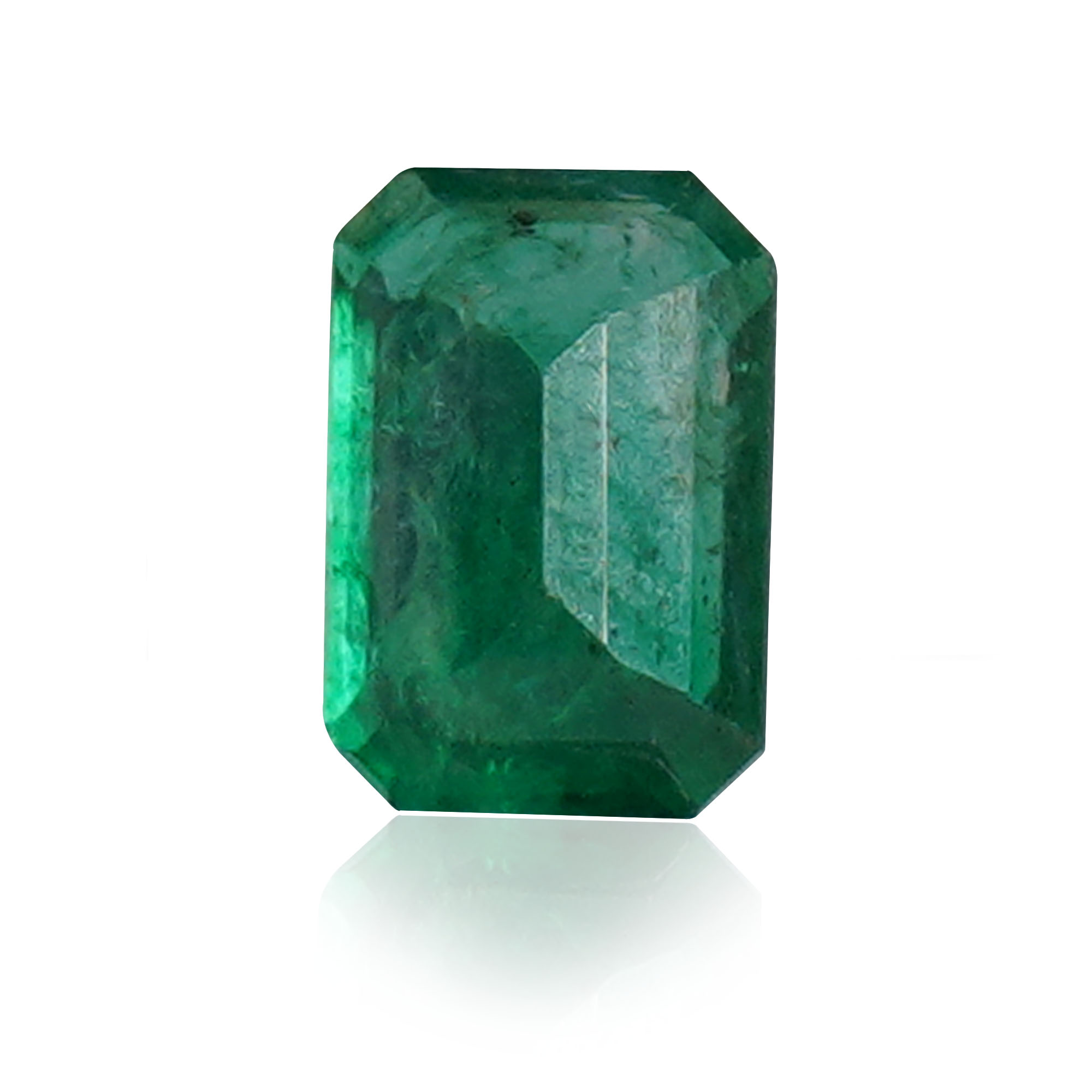 Natural Emerald (Panna) 0.48 Ct, Octagon, Zambia (Lot EM111) – IGTL Certified – front view thumbnail