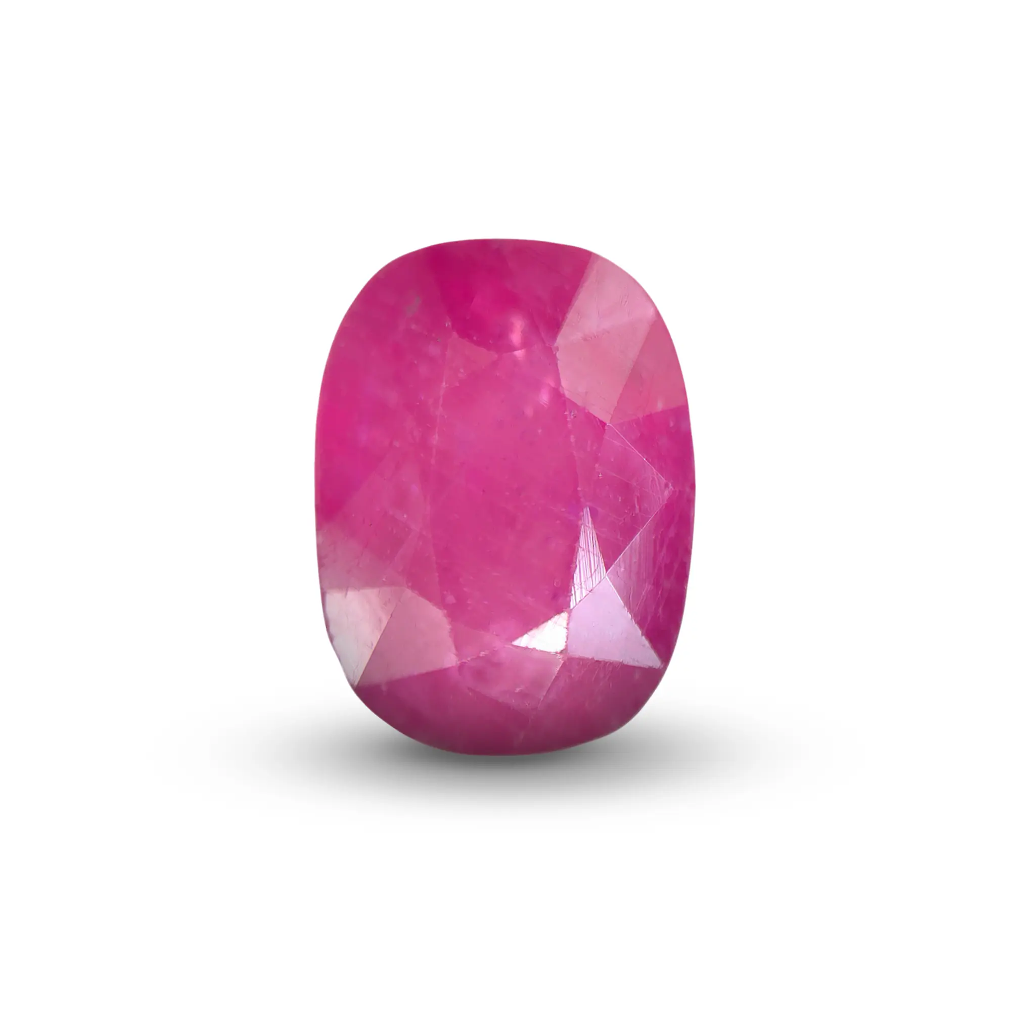 Natural Ruby (Manik) 7.23 Ct, Oval – Glass-filled, IGTL Certified – front view thumbnail