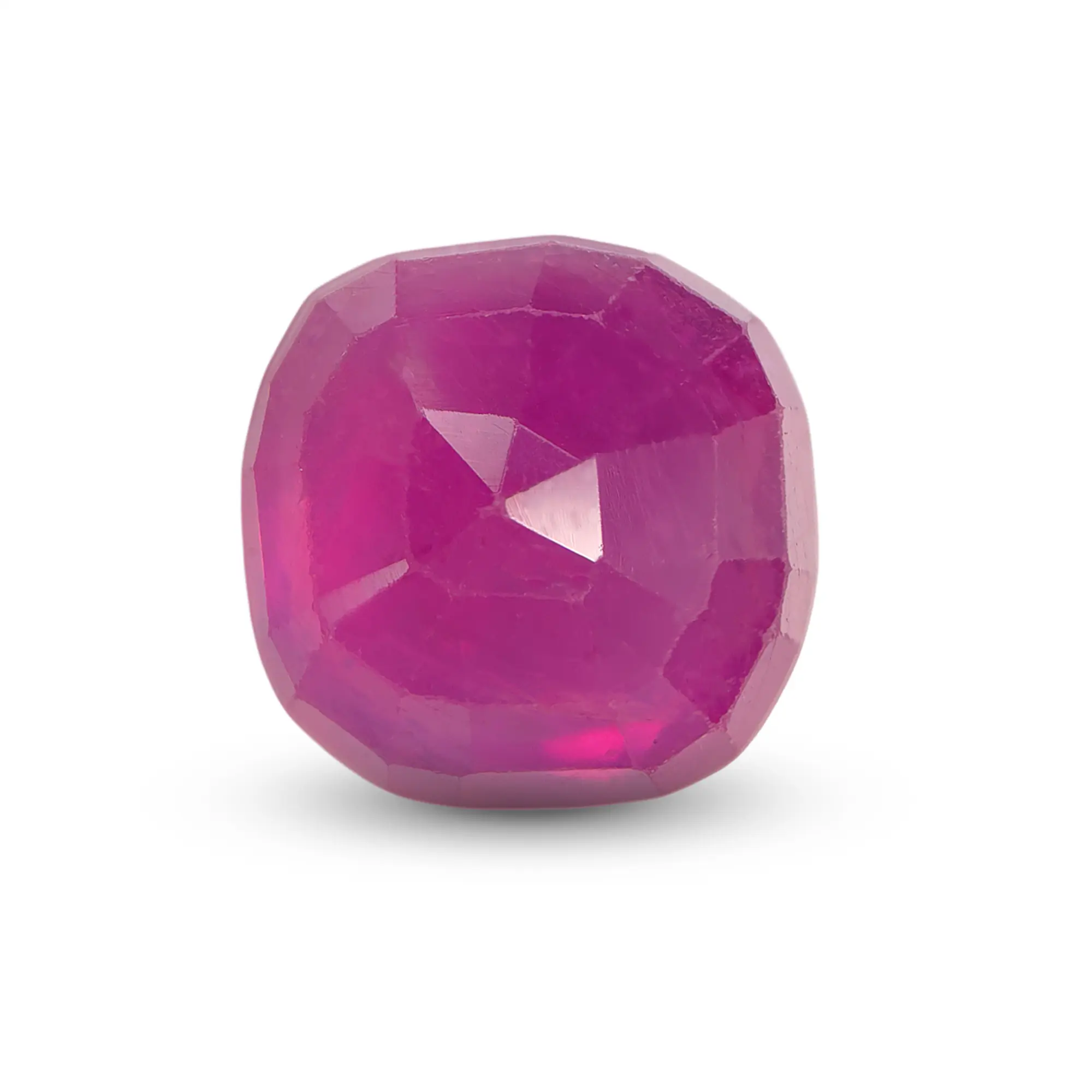 Natural Ruby (Manik) 3.8 Ct, Cushion – Glass-filled, IGTL Certified – front view thumbnail