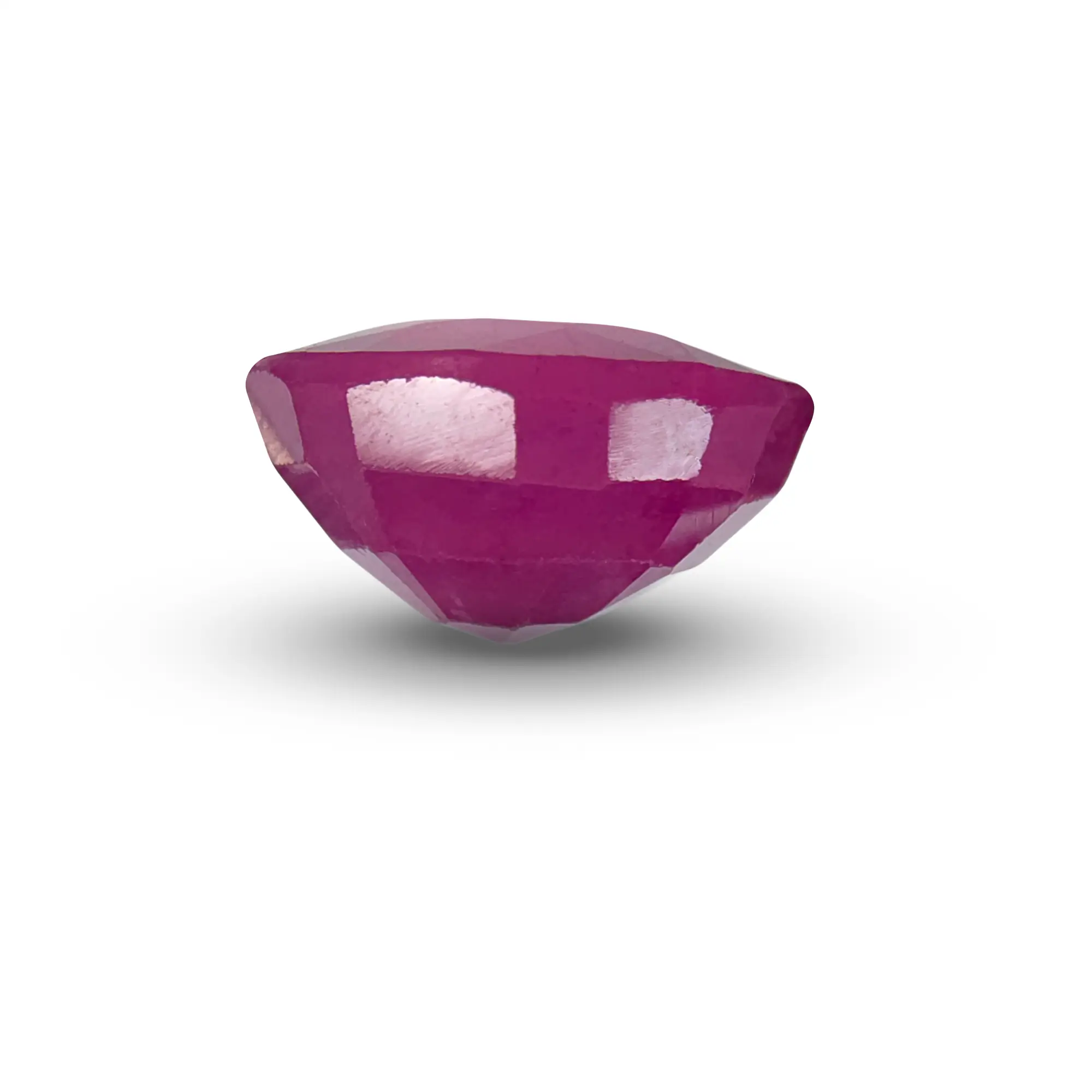 Natural Ruby (Manik) 3.8 Ct, Cushion – Glass-filled, IGTL Certified – front view thumbnail
