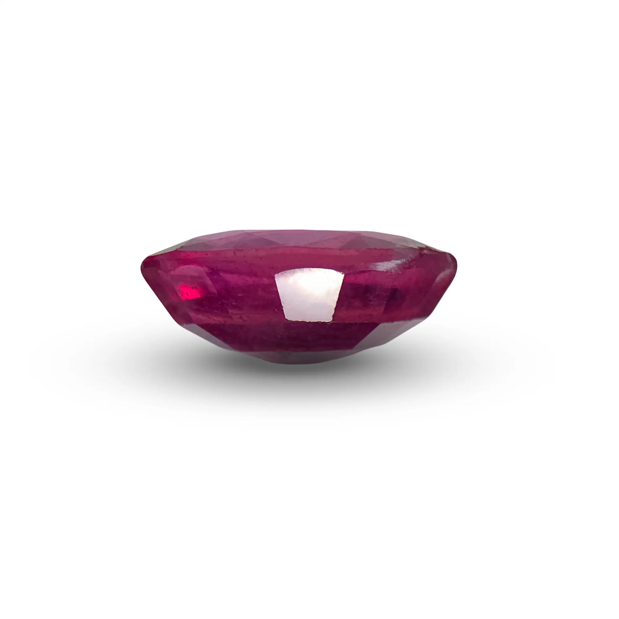 Natural Ruby (Manik) 2.51 Ct, Oval – Glass-filled, IGTL Certified – front view thumbnail