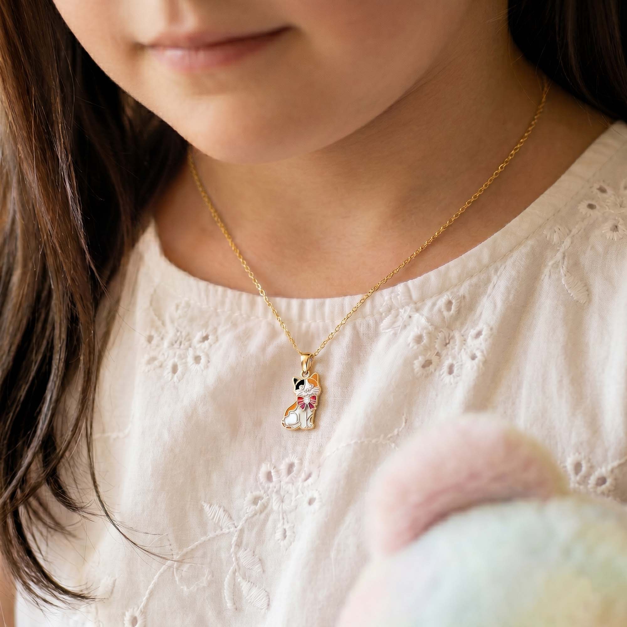 Kids Pendant in 22K Yellow Gold with Lab grown diamond thumbnail