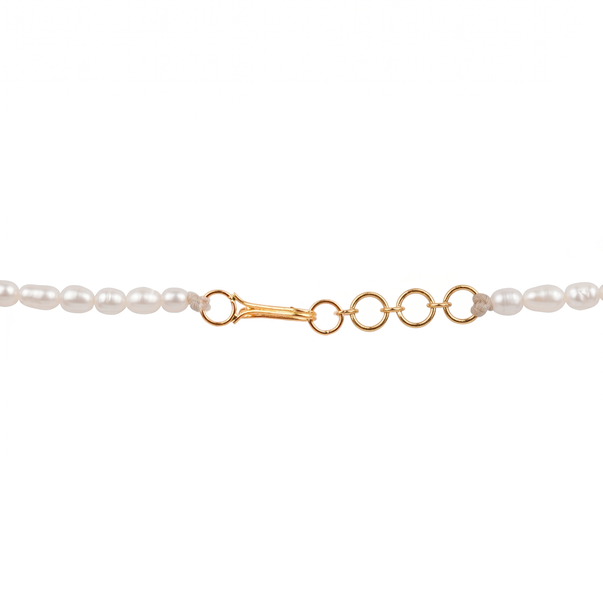 Pearl Antique Necklace and Earring Set in 22K Yellow Gold – 5.63 g thumbnail