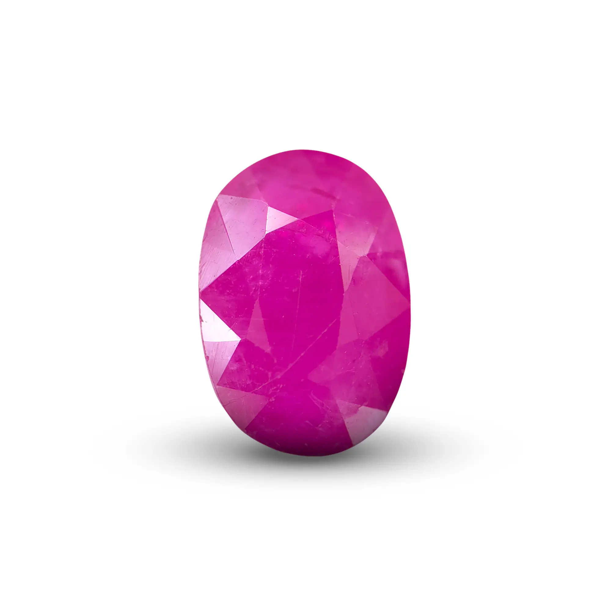 Natural Ruby (Manik) 2.16 Ct, Oval, Burma (Lot RU011) – IGTL Certified – front view thumbnail