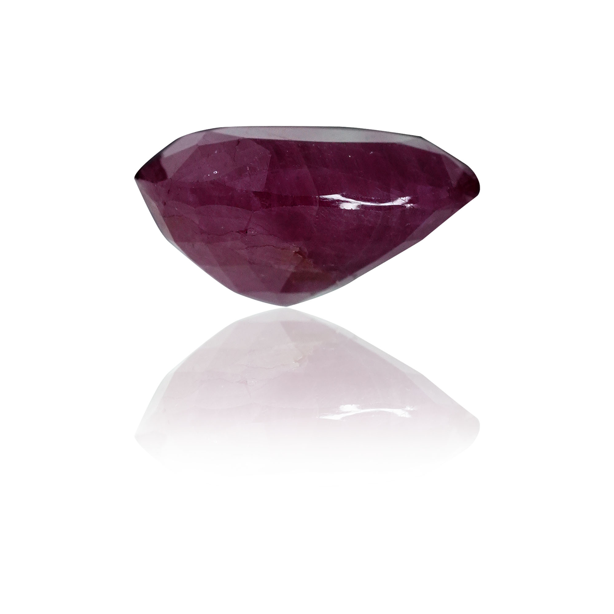 Natural Ruby (Manik) 5.97 Ct, Oval, Mozambique – IGTL Certified – front view thumbnail
