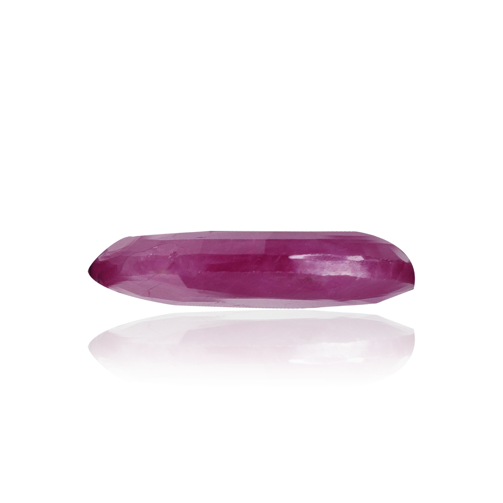 Natural Ruby (Manik) 2.43 Ct, Oval, Mozambique – IGTL Certified – front view thumbnail
