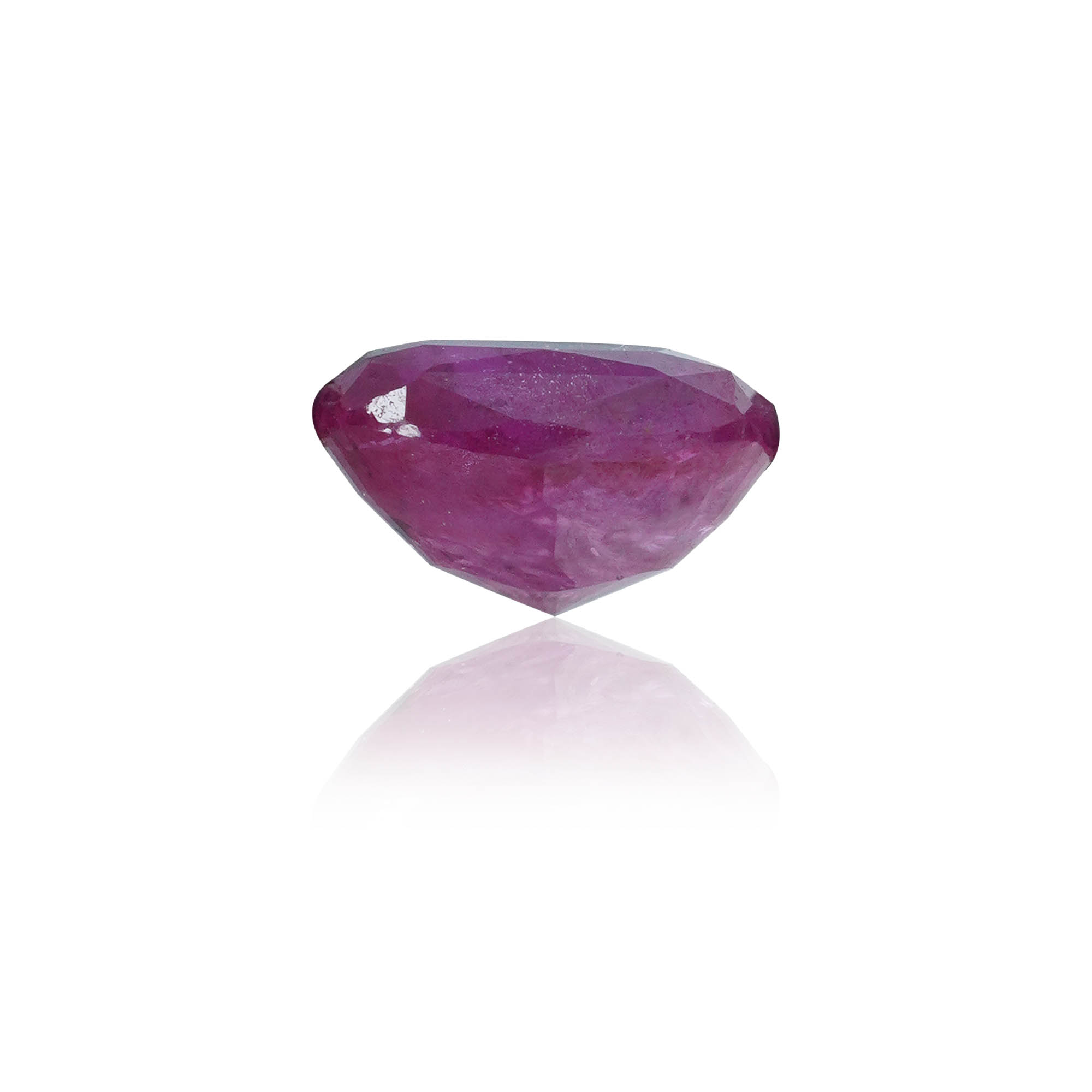 Natural Ruby (Manik) 1.54 Ct, Cushion, Burma – IGTL Certified – front view thumbnail